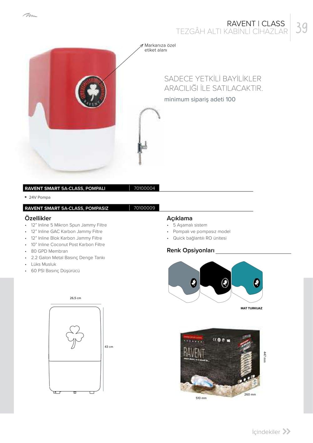 RAVENT SMART 5A-CLASS, POMPALI